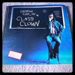 George Carlin Class Clown album notebook